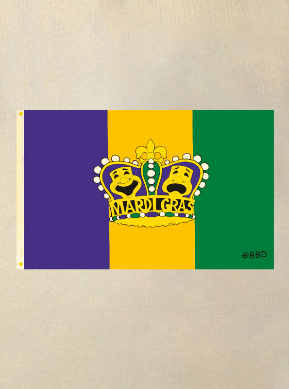 Classic Carnival Crown Flag