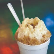 Chocolate Sno-Ball with Condensed Milk